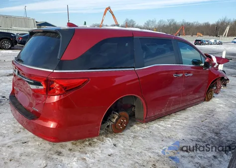 2022 Honda Odyssey Touring z USA, uszkodzony, nr VIN 5FNRL6H8XNB044219